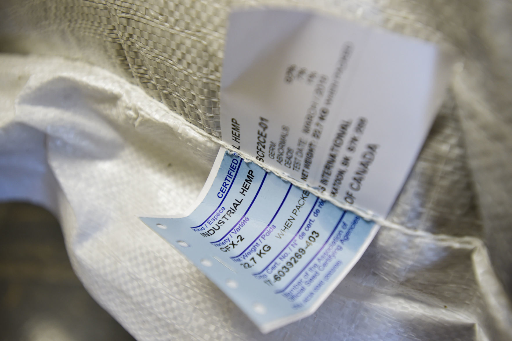 The MT Department of Agriculture holds a license from the DEA